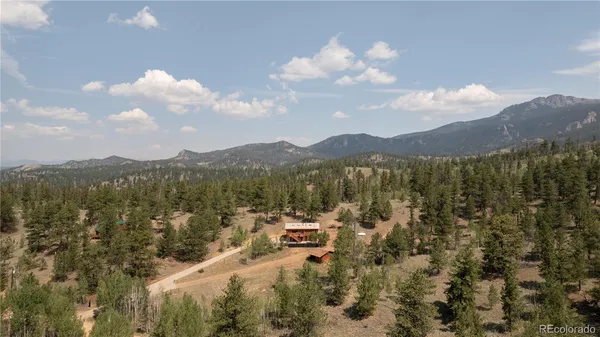 a view of city and mountain