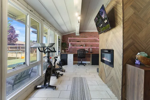 a view of a entryway door front of a house