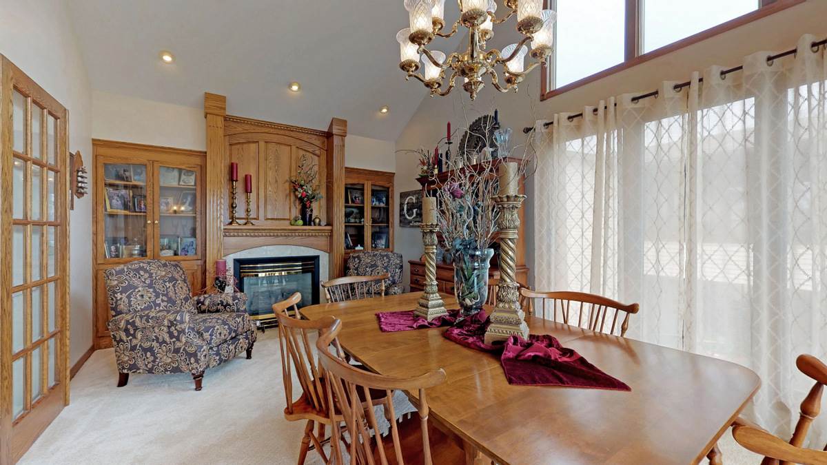 532 Baintree Road Lake Summerset, IL 61019 - Photo 11 of 25 a view of a dining room with furniture window and wooden floor