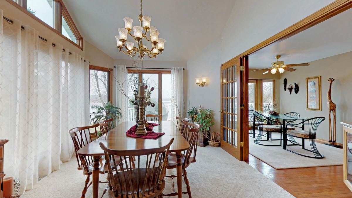 532 Baintree Road Lake Summerset, IL 61019 - Photo 12 of 25 a view of a dining room with furniture window and wooden floor