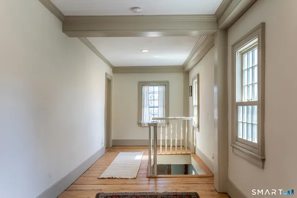 a view of an entryway with a livingroom