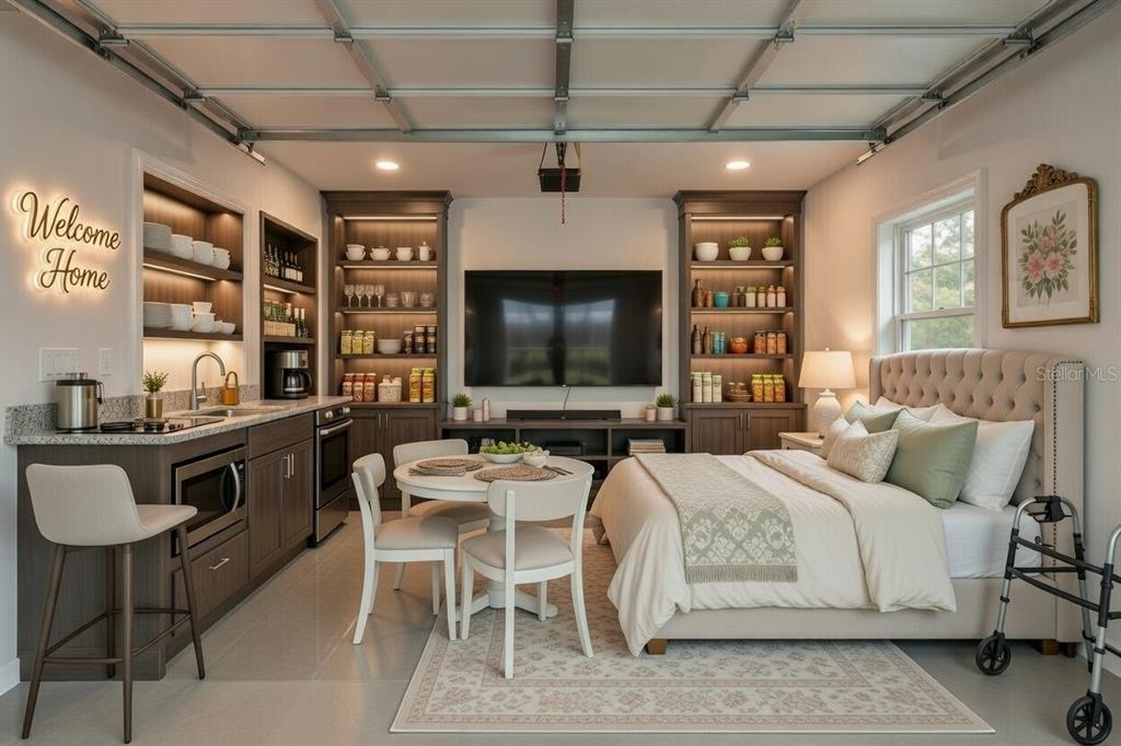 296 North Quartz Avenue Hernando, FL 34442 - Photo 46 of 66 a living room with furniture and a flat screen tv