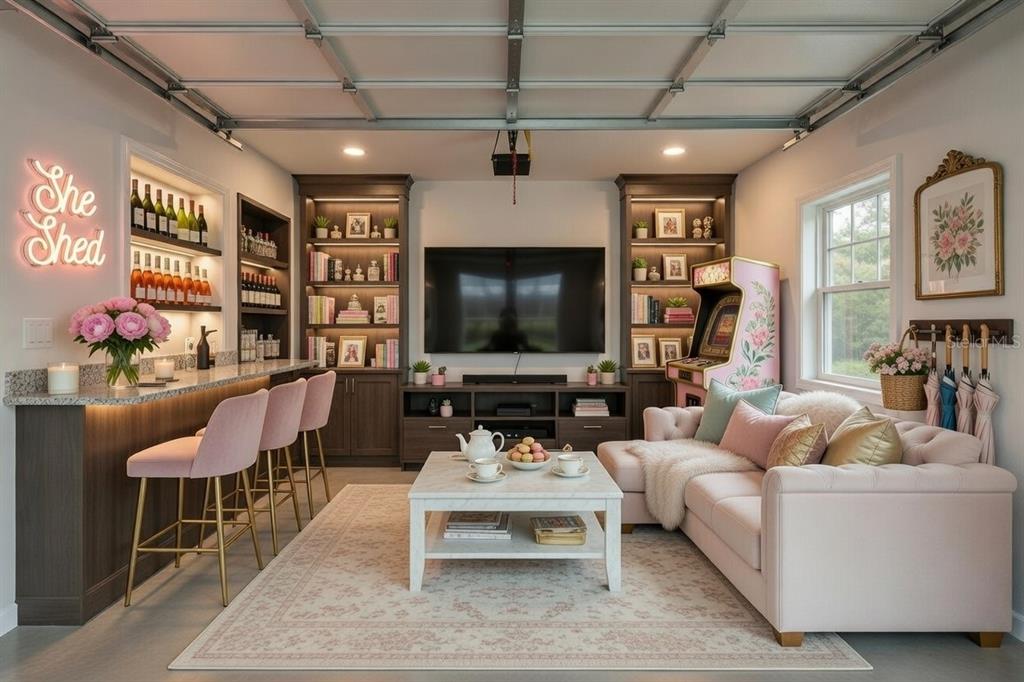 296 North Quartz Avenue Hernando, FL 34442 - Photo 47 of 66 a living room with furniture and a flat screen tv