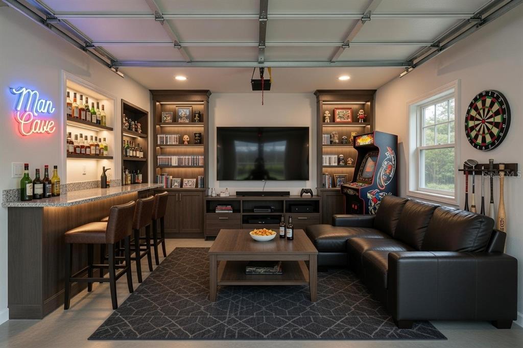 296 North Quartz Avenue Hernando, FL 34442 - Photo 48 of 66 a living room with furniture and a flat screen tv