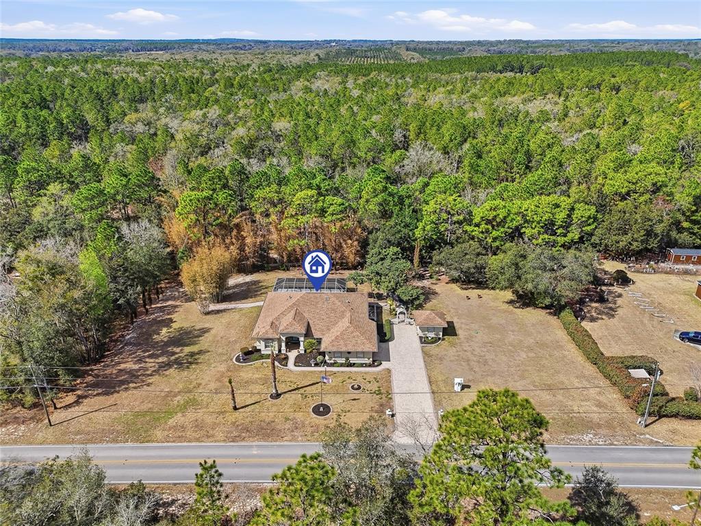 296 North Quartz Avenue Hernando, FL 34442 - Photo 65 of 66 a view of a yard with an outdoor space