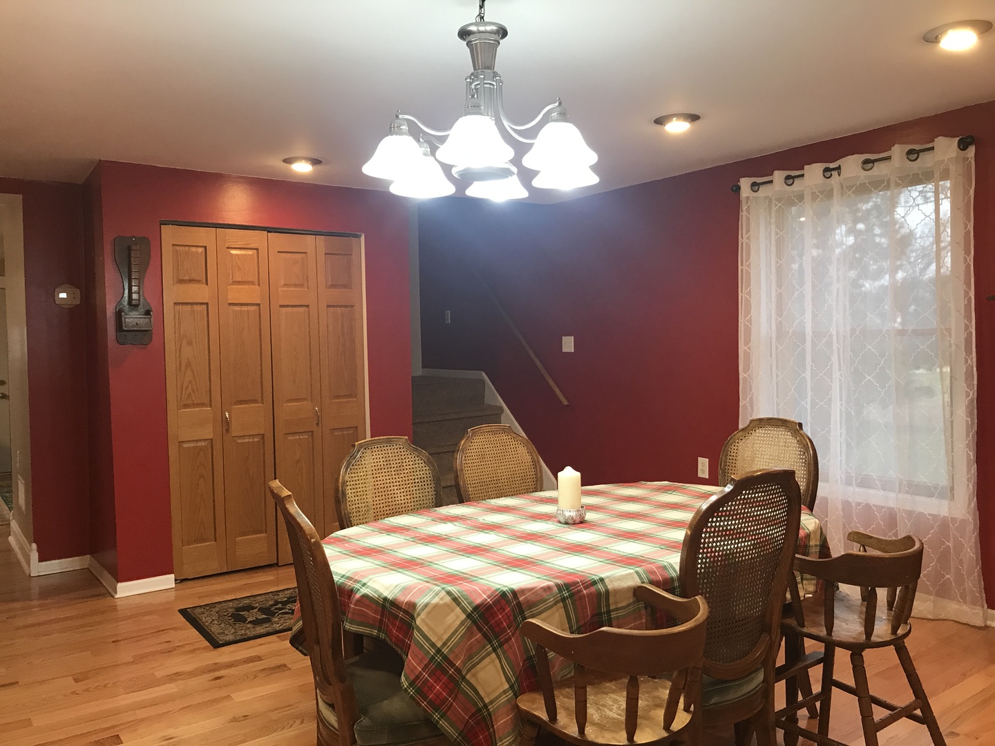 24562 Esmond Road Malta, IL 60150 - Photo 10 of 29 a view of a dining room with furniture and wooden floor