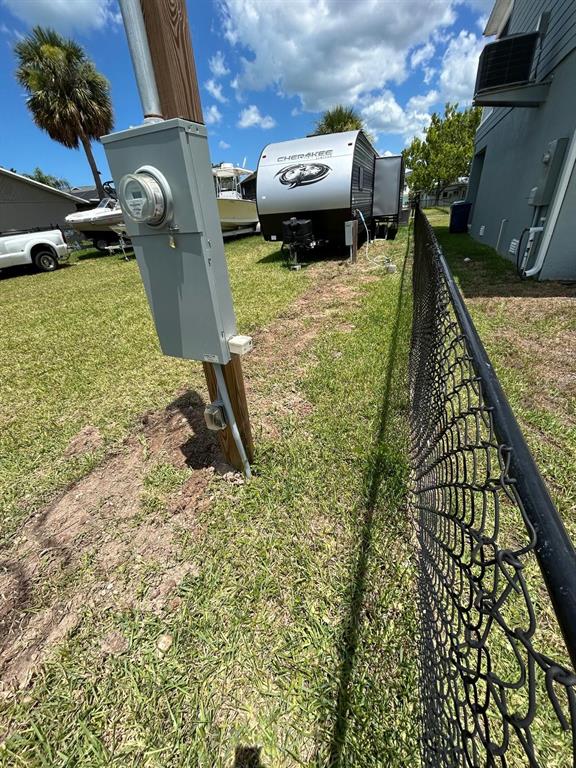 4977 Cedarbrook Lane Hernando Beach, FL 34607 - Photo 19 of 25 a view of a backyard with a sink