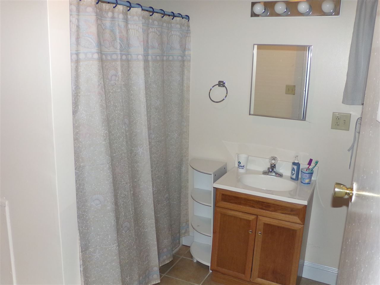 22971 Bennett Run Road Bergton, VA 22811 - Photo 8 of 24 a bathroom with a sink vanity and a mirror