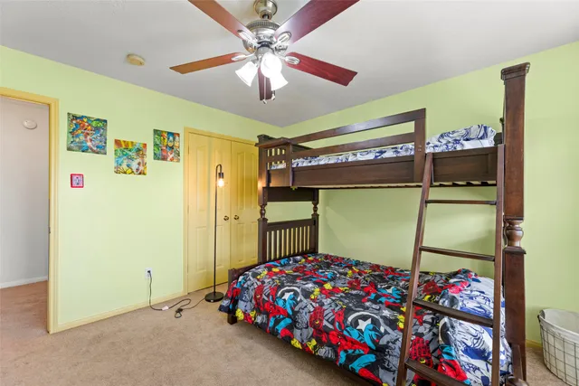 a view of hallway with livingroom