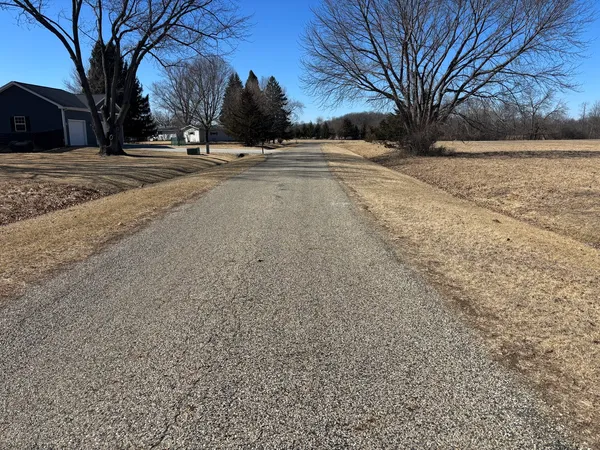 a view of road with with snow