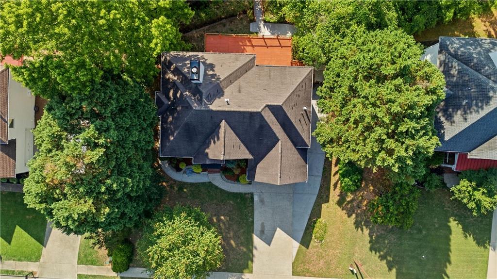 110 Mayes Farm Road Northwest Marietta, GA 30064 - Photo 4 of 49 an aerial view of a house with swimming pool