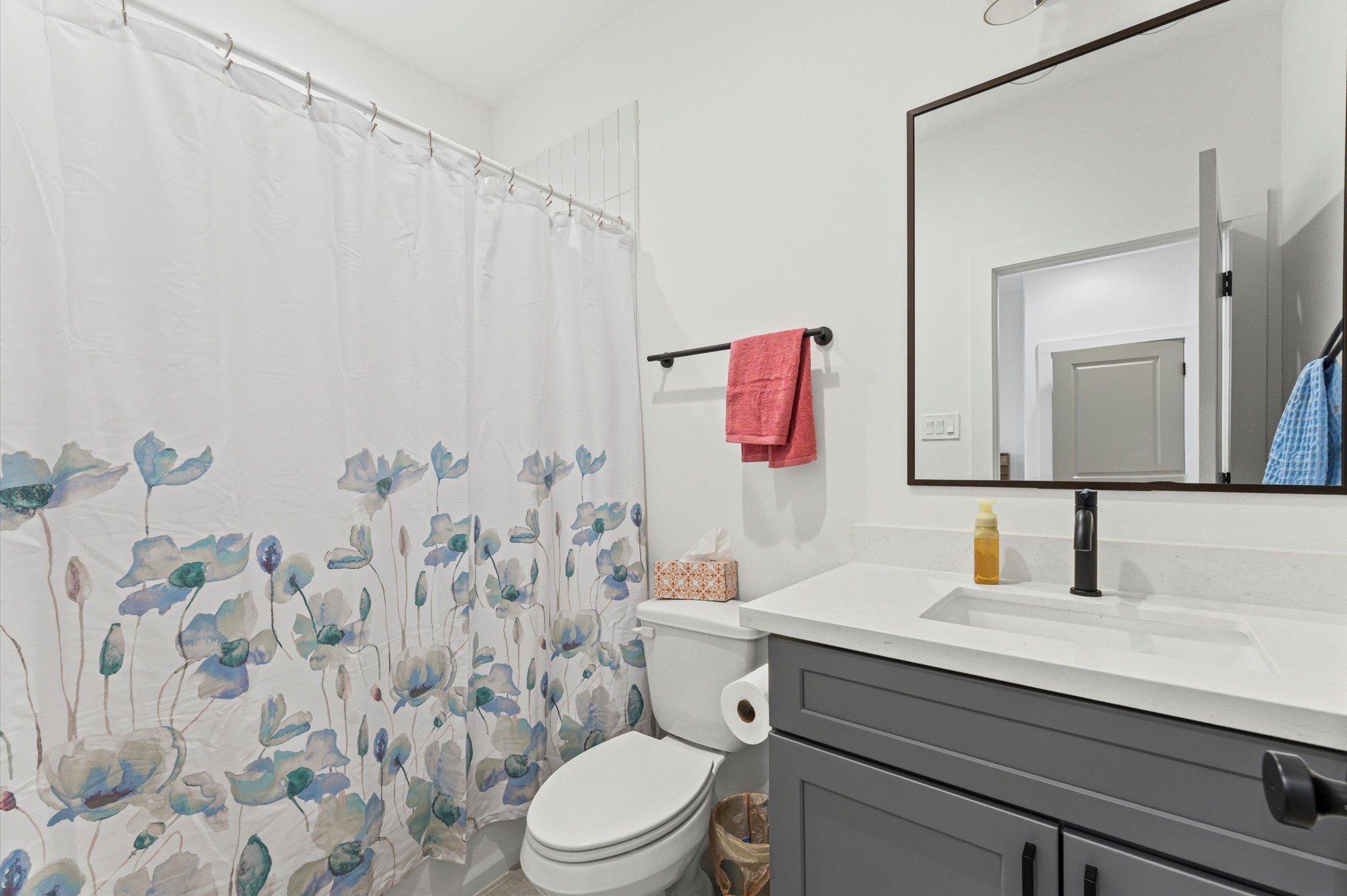 2311 Eagle Street Houston, TX 77004 - Photo 11 of 21 a bathroom with a sink toilet and shower