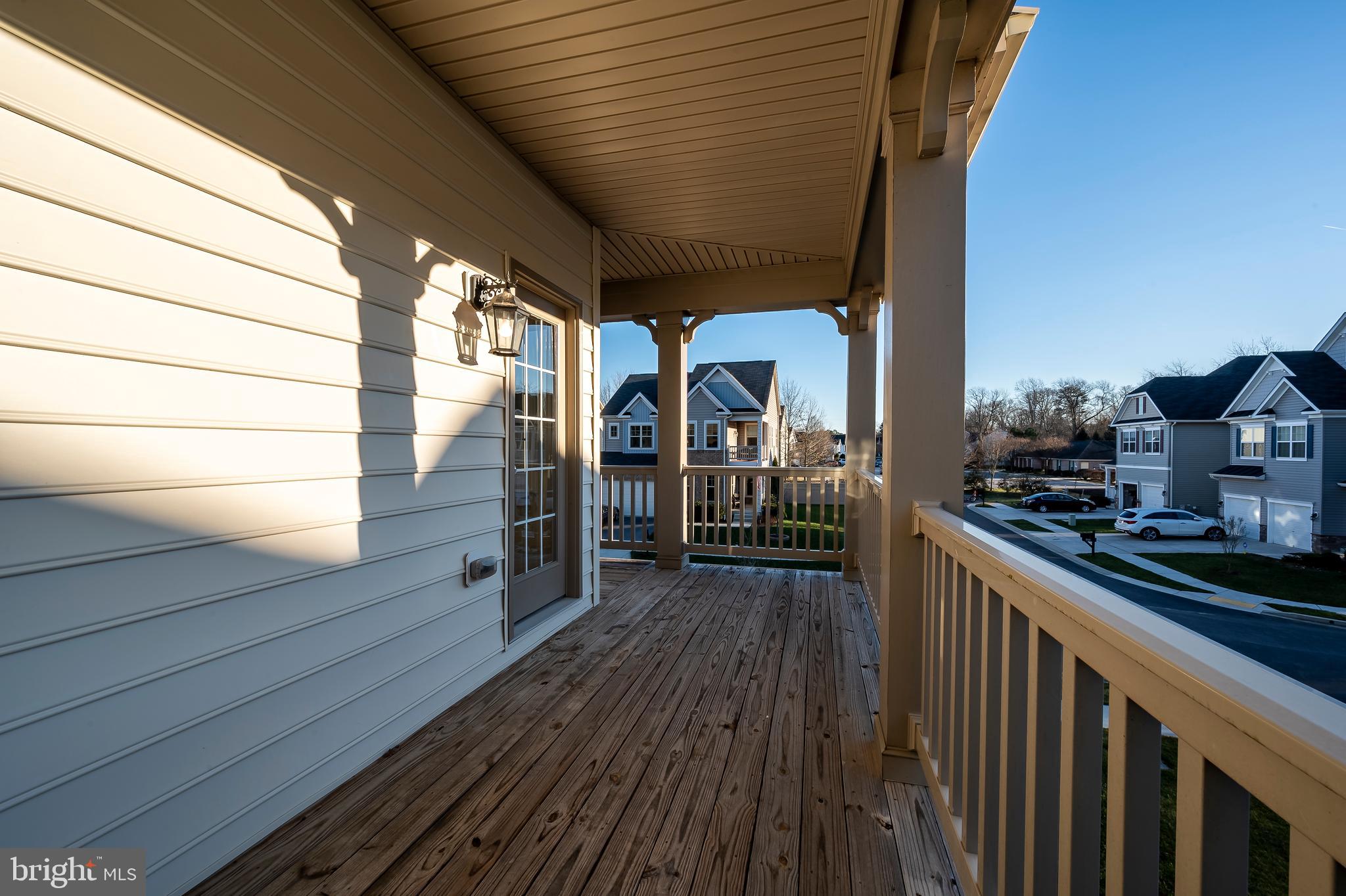 8102 Ridgely Loop Severn, MD 21144 - Photo 24 of 38 Bedroom 3 Balcony