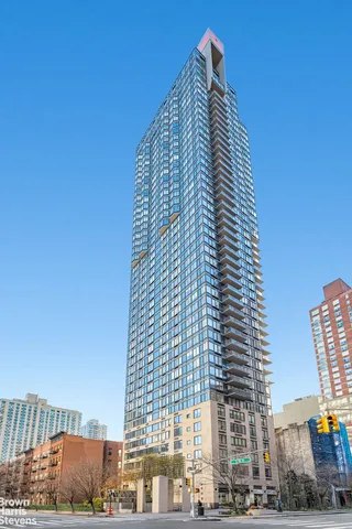 a view of a tall building