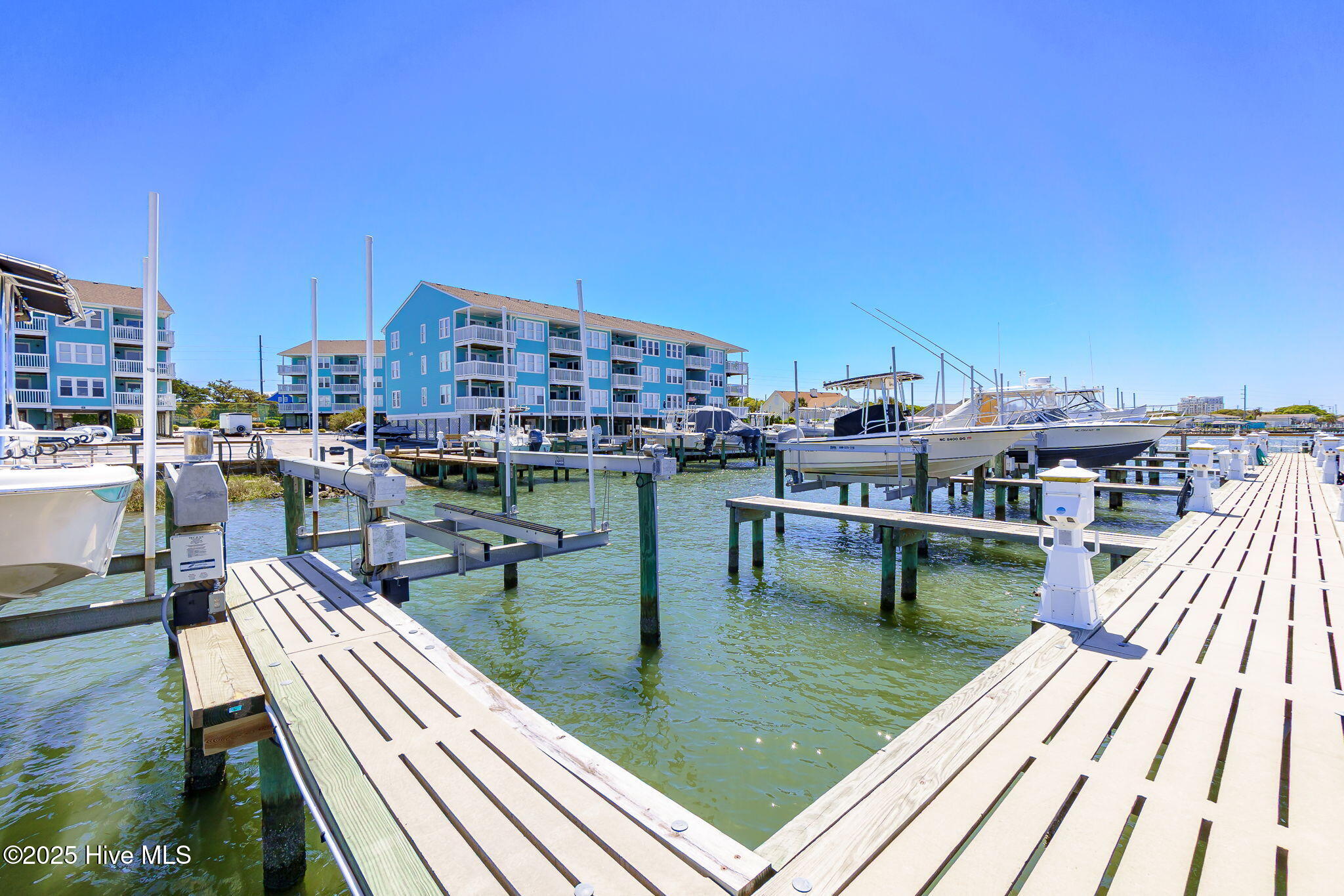 1010 Salter Path Road, Unit 23 MARINER'S POINT Atlantic Beach, NC 28512 - Photo 47 of 52 Boat slip w/ lift
