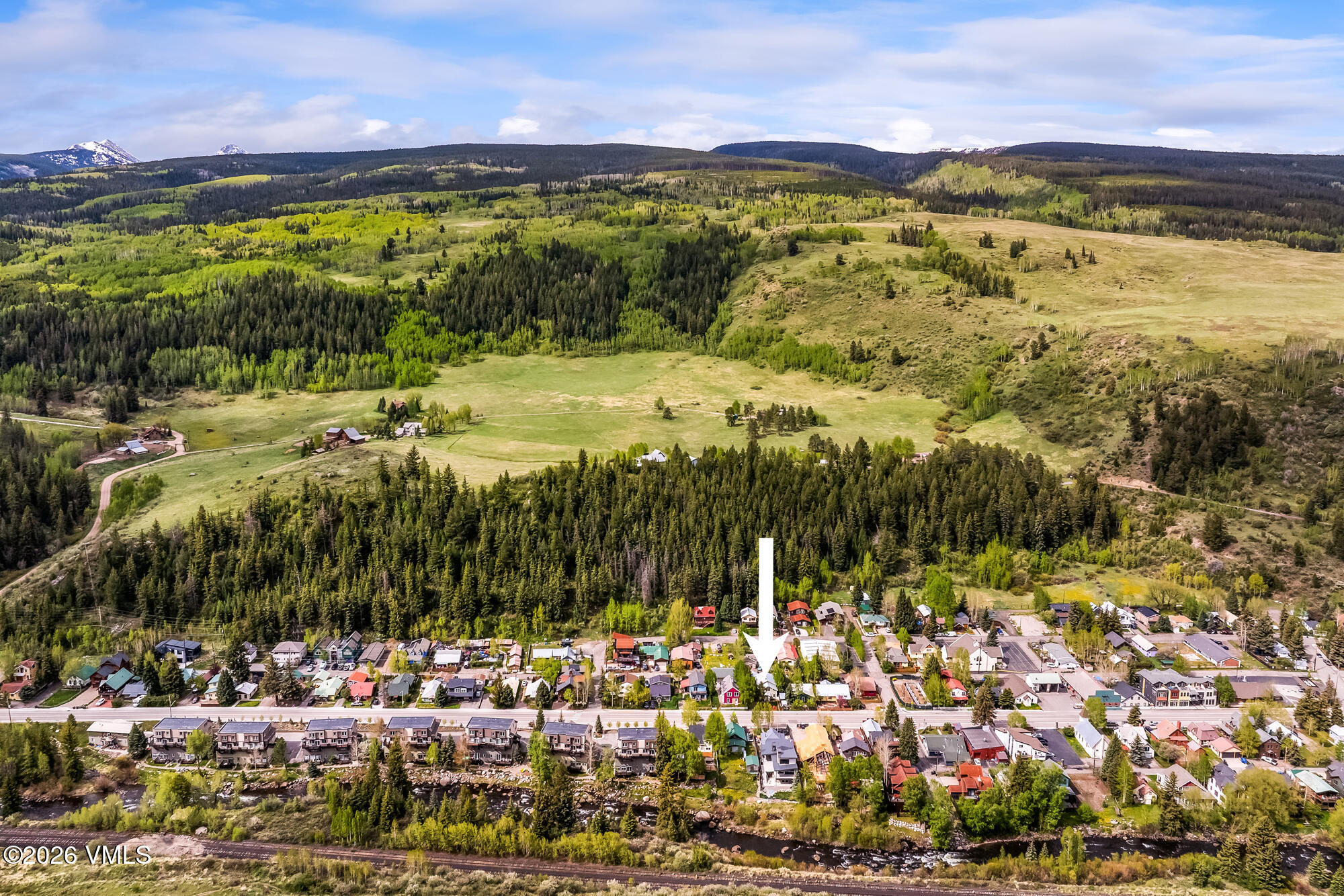 541 Main Street Minturn, CO 81645 - Photo 36 of 40 aerial 4 arrow
