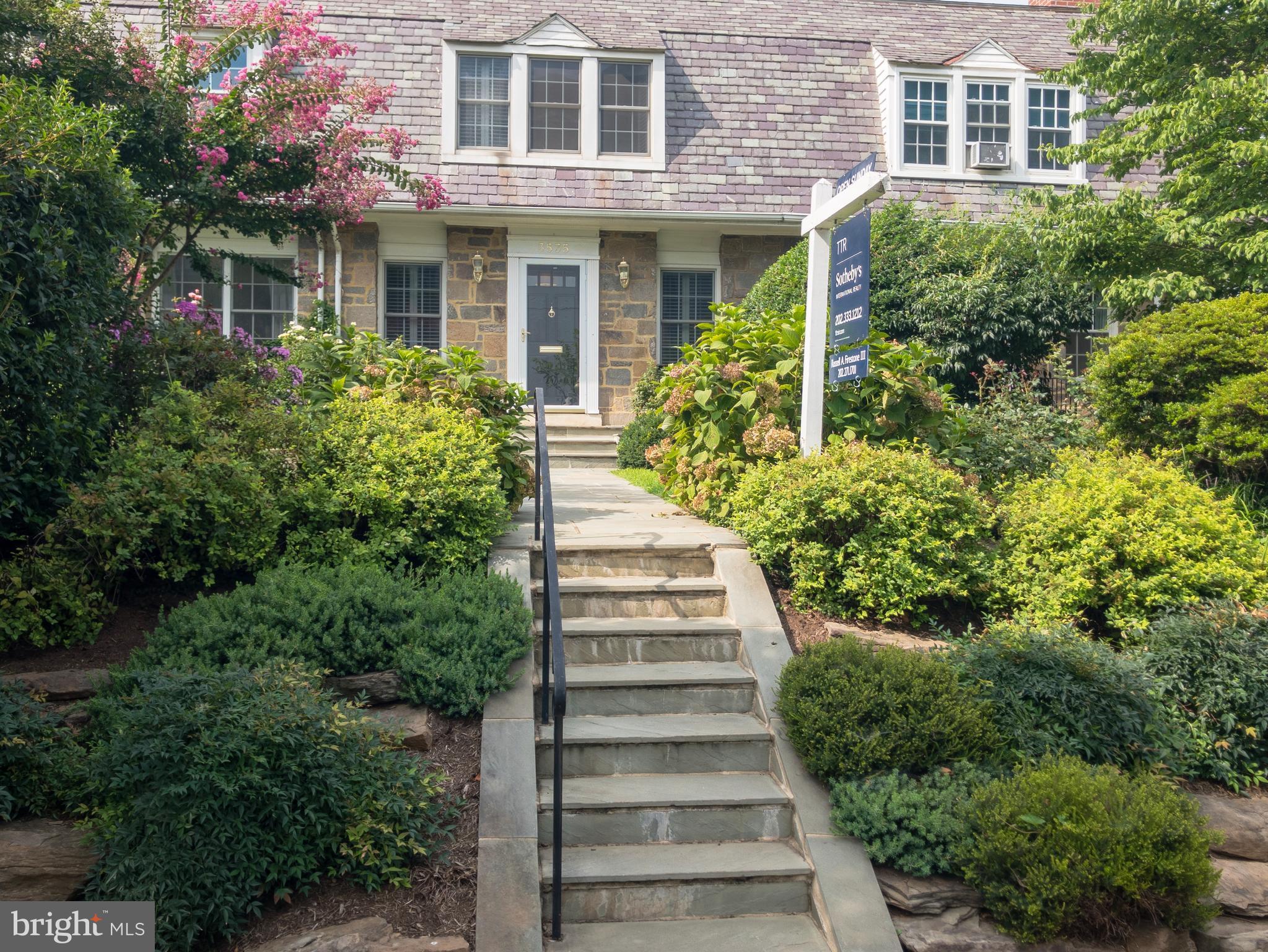 3535 R Street Northwest Washington, DC 20007 - Photo 1 of 29 a view of a house with potted plants