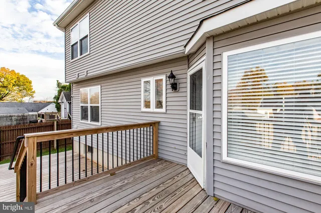 a view of a house with a deck