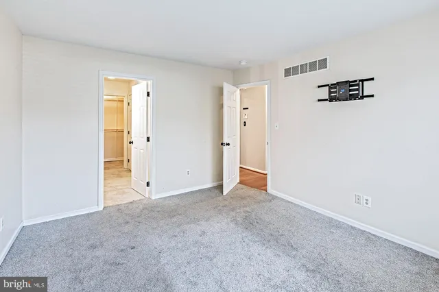 a view of an empty room