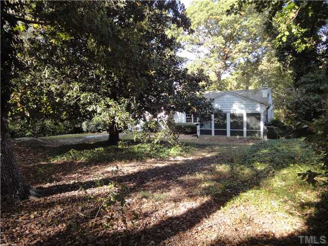 513 Hertford Street Raleigh, NC 27609 - Photo 2 of 7 Rear of property. To the left is a huge Magnolia!