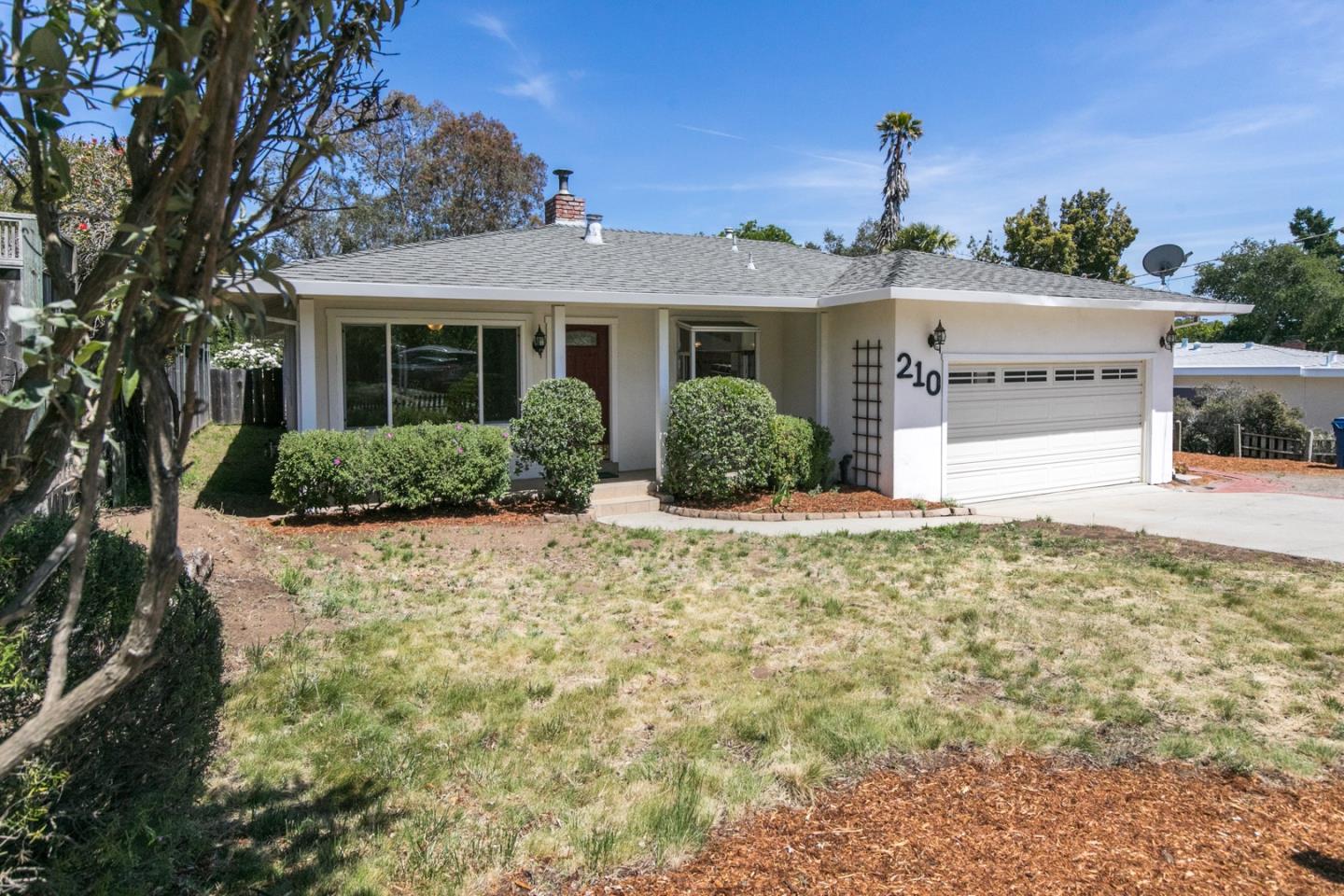 210 Hames Road Corralitos, CA 95076 - Photo 16 of 17 front view of a house with a yard