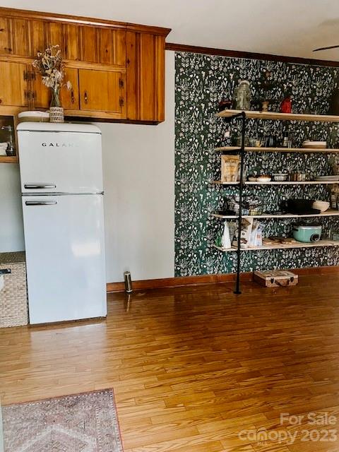 1532 Center Road Chester, SC 29706 - Photo 12 of 40 a room with wooden floor and a book shelf