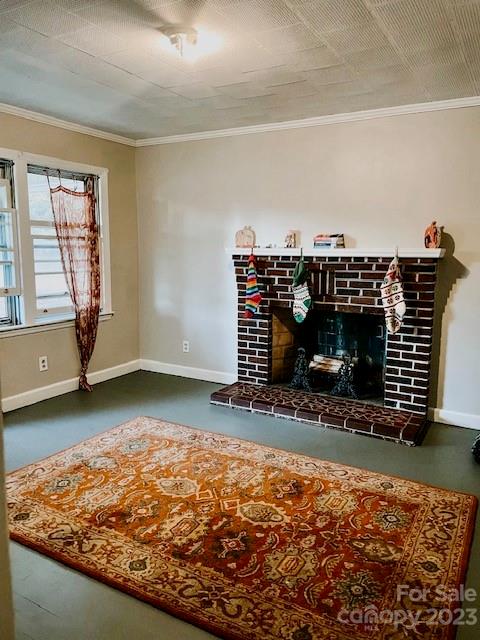 1532 Center Road Chester, SC 29706 - Photo 4 of 40 a view of a room with wooden floor and a fireplace