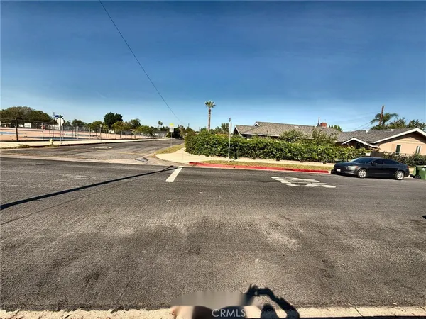 a view of street with cars