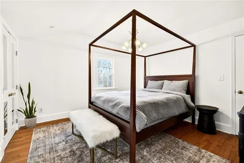a spacious bathroom with a double vanity sink mirror and