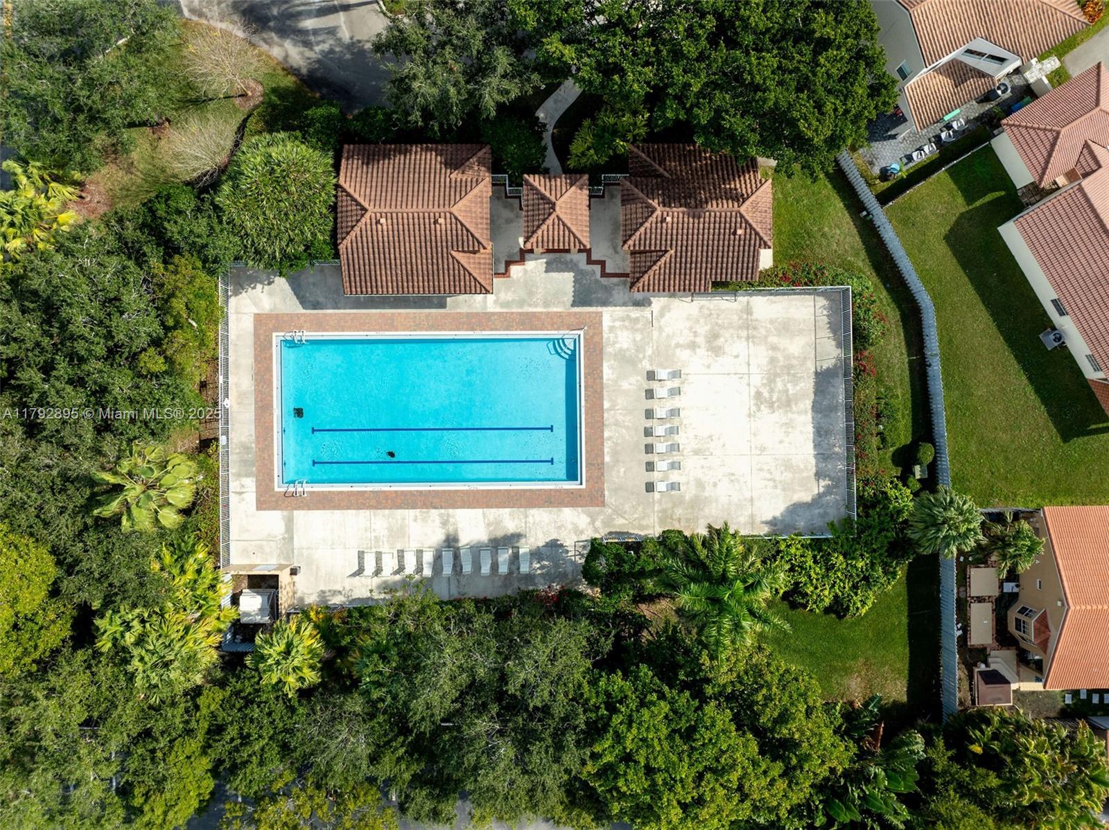 1225 Seagrape Circle Weston, FL 33326 - Photo 59 of 61 an aerial view of a house with a yard basket ball court and outdoor seating