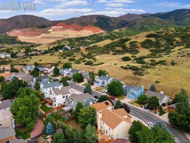 7730 Julynn Road Colorado Springs, CO 80919 - Photo 6 of 48 Bird's eye view featuring a mountain view