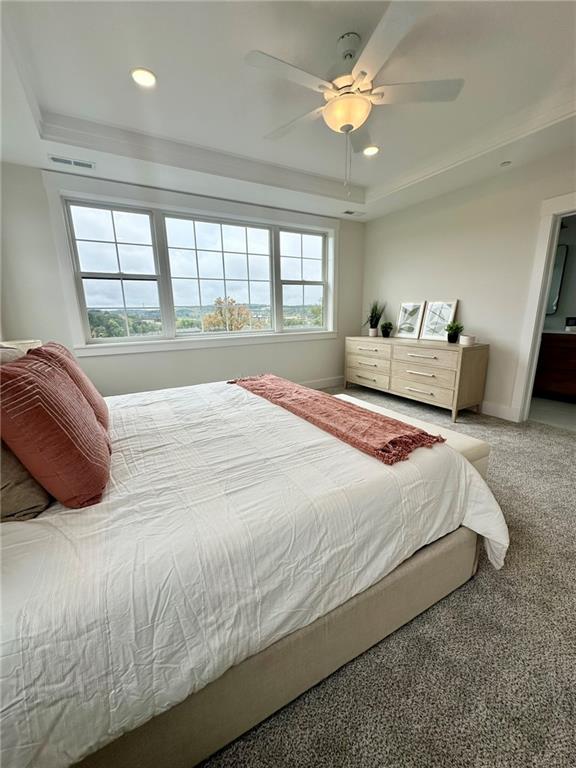 3028 Greeneview Lane Mars, PA 16046 - Photo 19 of 21 a bedroom with a large bed and a chandelier