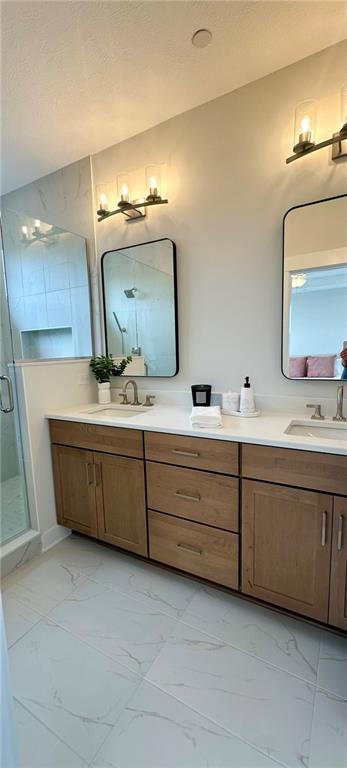 3028 Greeneview Lane Mars, PA 16046 - Photo 21 of 21 a bathroom with a double vanity sink and mirror