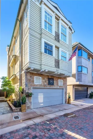 a front view of a building