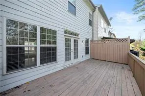 a view of a house with wooden floor