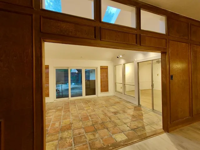 a view of an entrance door of the house