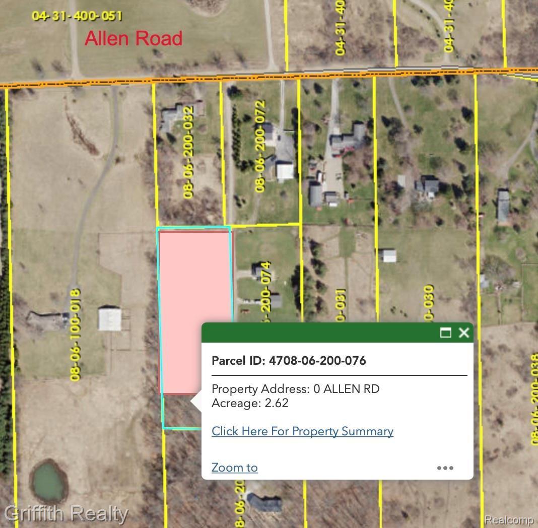 0 East Allen Road Fenton, MI 48430 - Photo 7 of 8 0000 E. Allen - GIS