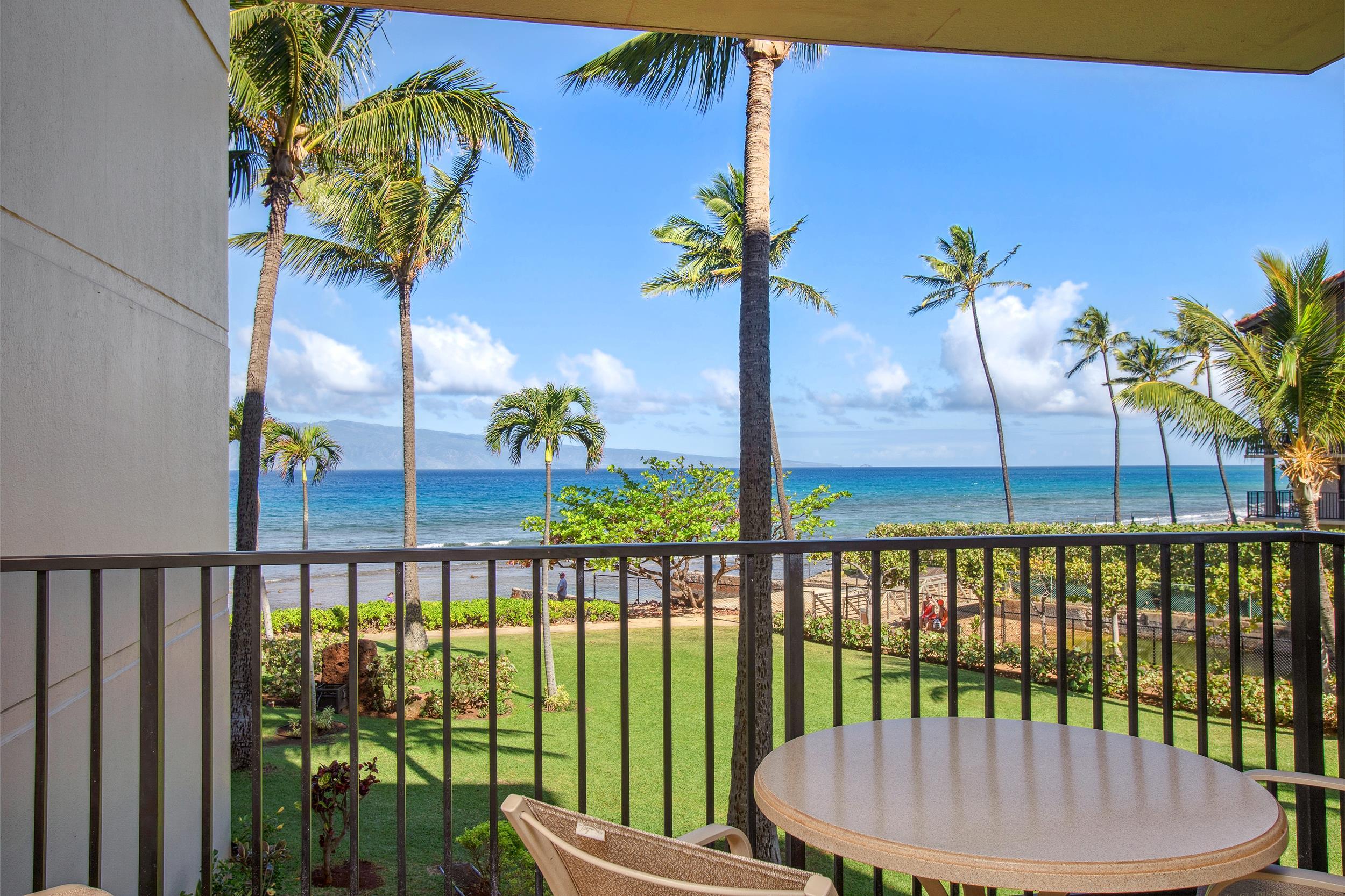 3445 Lower Honoapiilani Road, Unit 304 Lahaina, HI 96761 - Photo 3 of 41 a view of a balcony with a plant