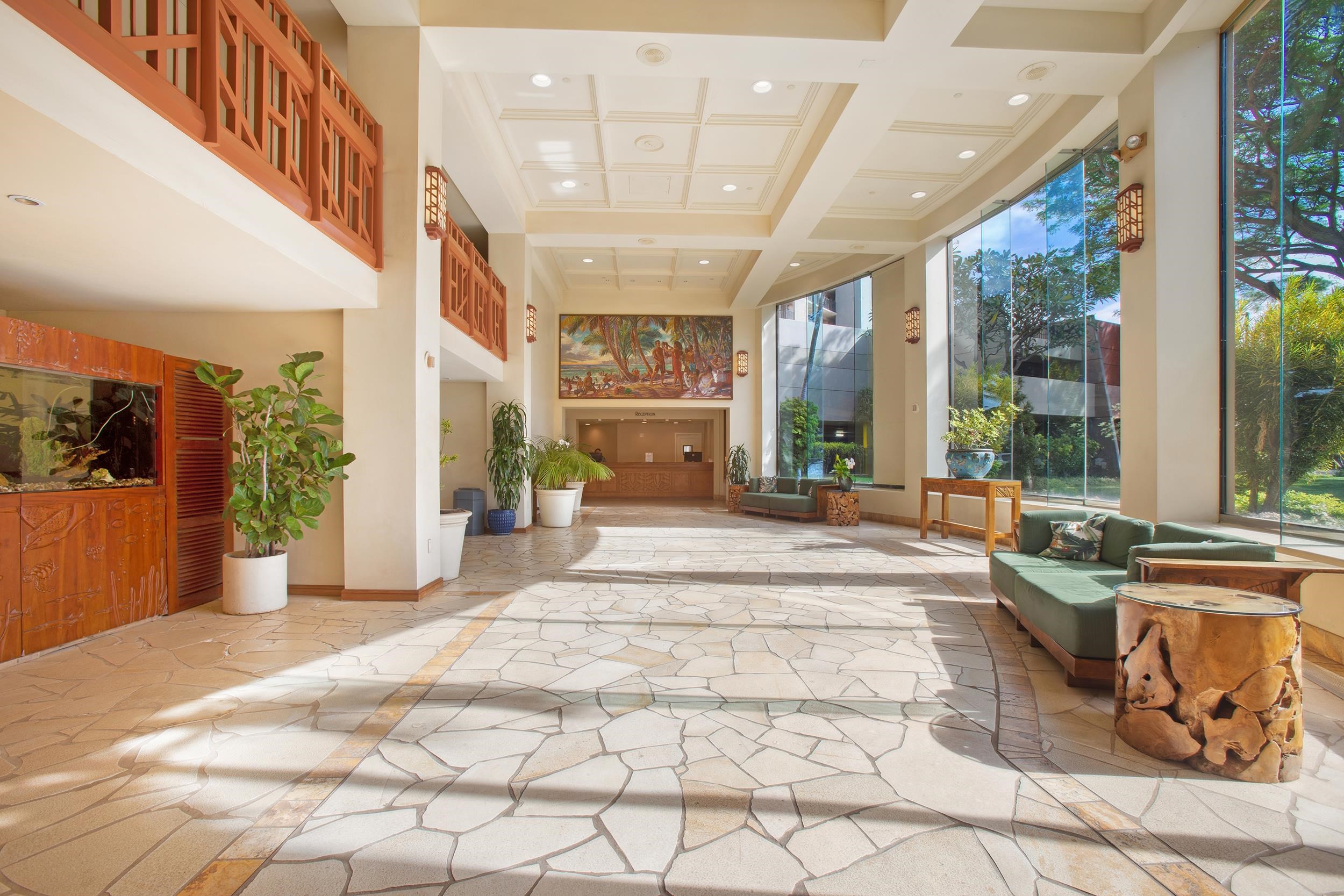 3445 Lower Honoapiilani Road, Unit 304 Lahaina, HI 96761 - Photo 41 of 41 a living room with a large window and furniture
