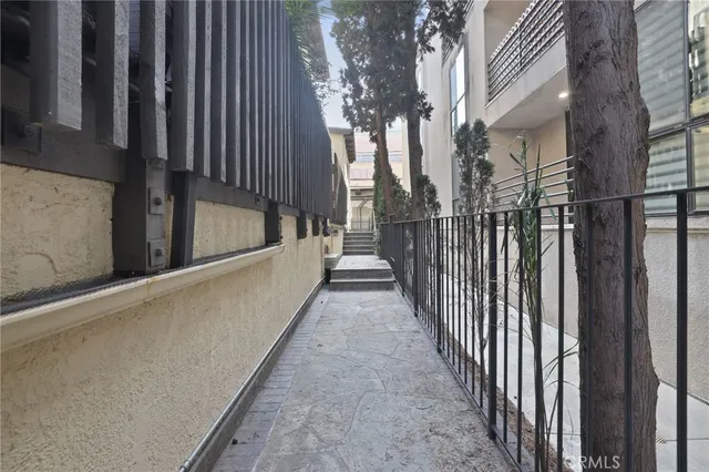 a view of a house with a street