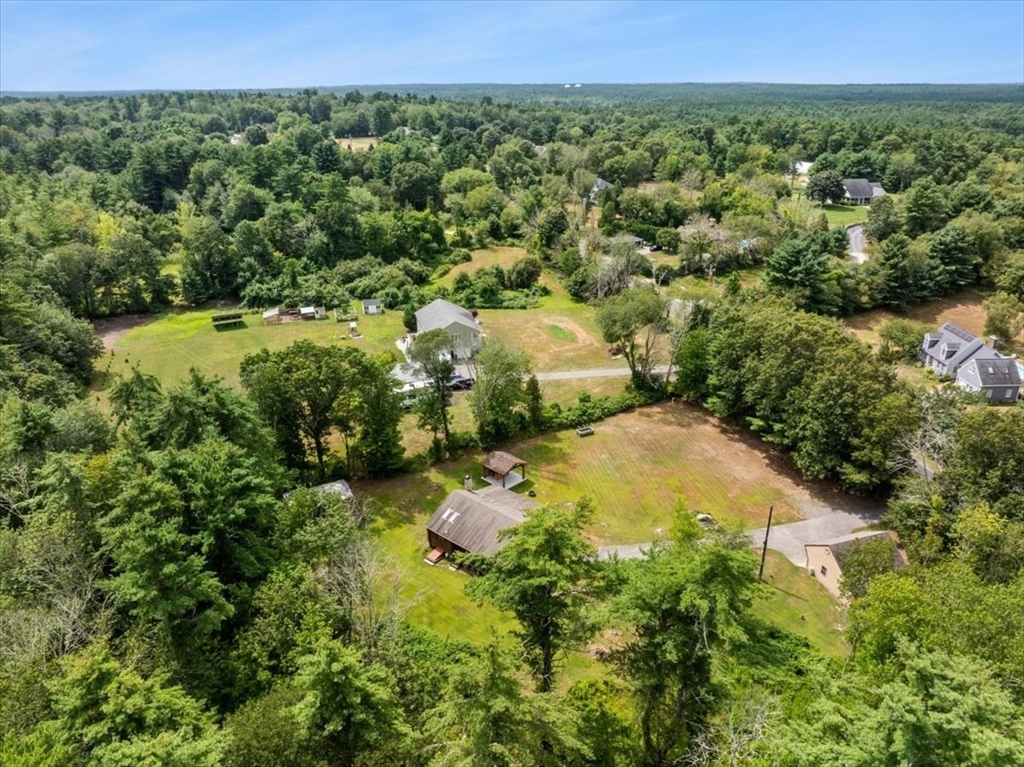 148 Braley Hill Road Rochester, MA 02770 - Photo 38 of 41 an aerial view of a house with a yard
