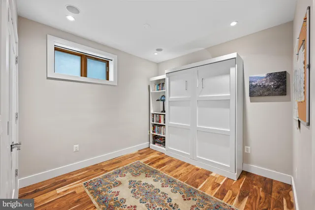 a view of room with walk in closet
