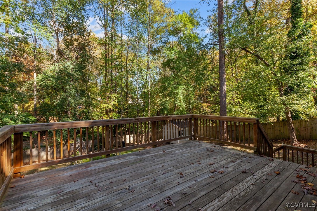 5237 Hallmark Drive Richmond, VA 23234 - Photo 34 of 44 a balcony with wooden floor
