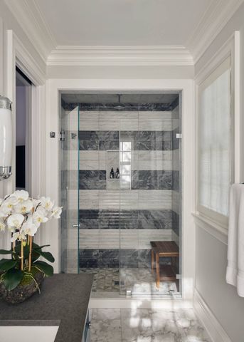 a view of staircase with lots of wooden floor