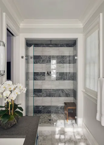 a view of staircase with lots of wooden floor