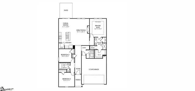 $266,900 | 1588 Switchback Circle, Moore, SC 29369