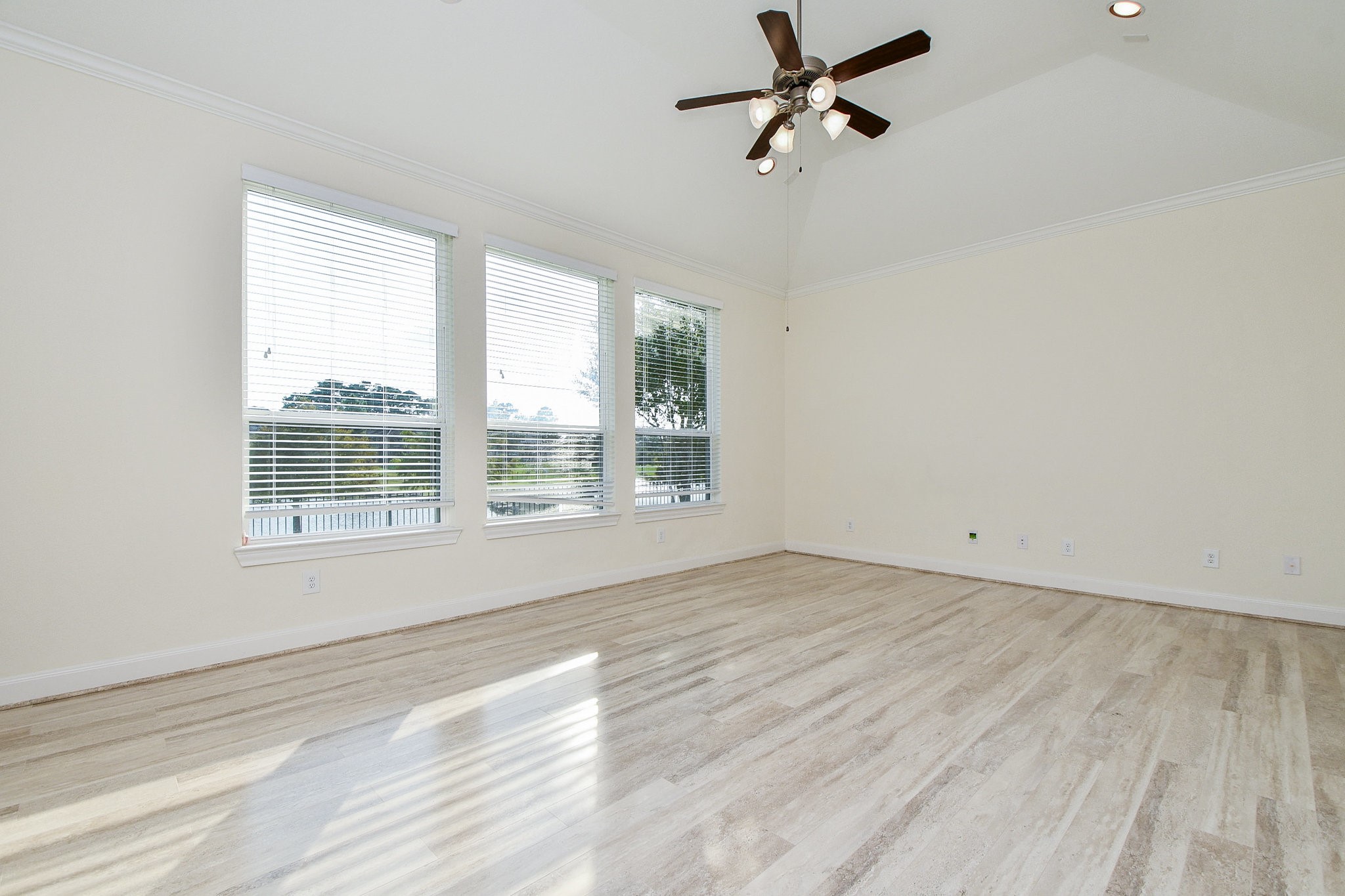3618 Meandering Spring Drive Katy, TX 77494 - Photo 23 of 50 wooden floor in an empty room with a window