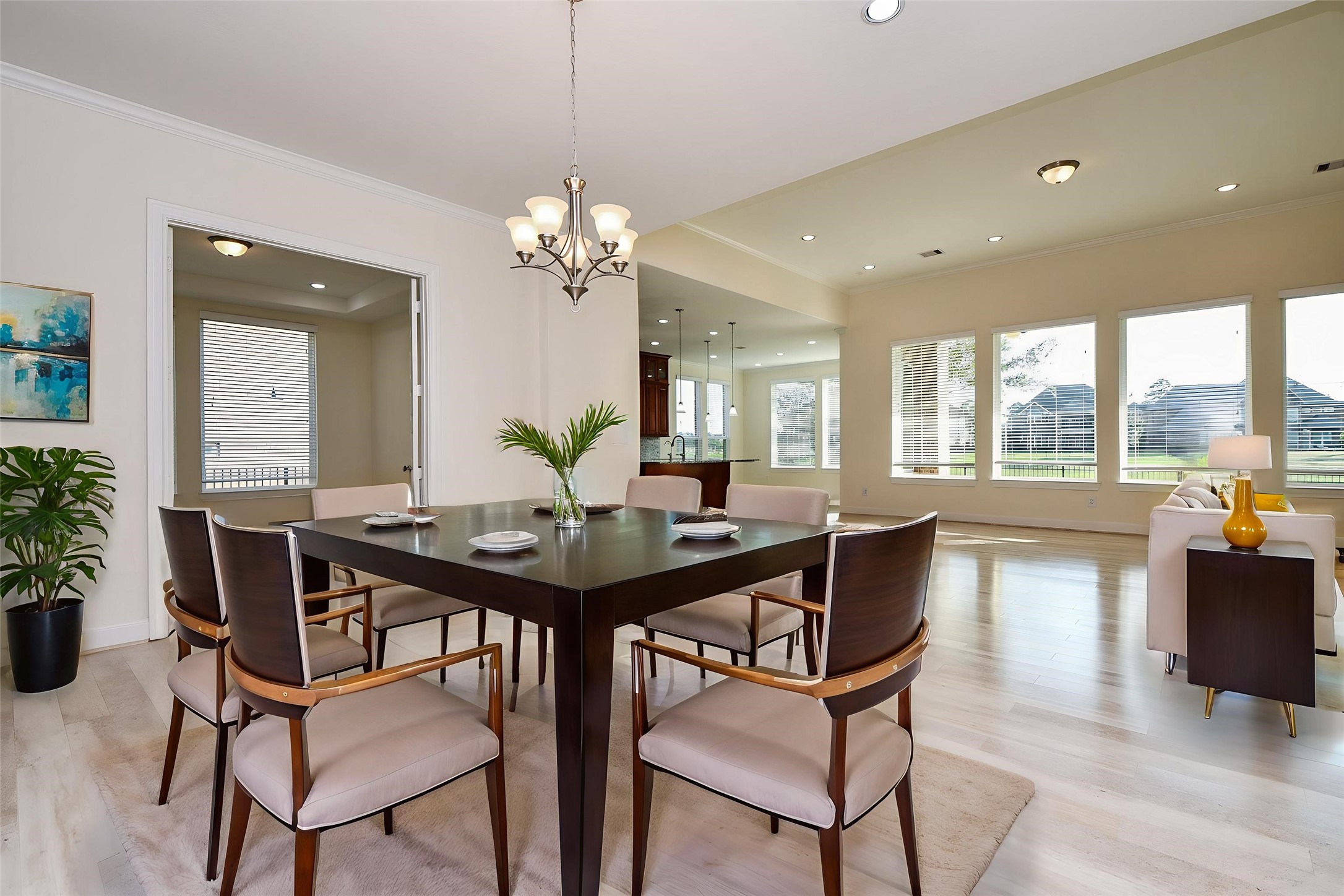 3618 Meandering Spring Drive Katy, TX 77494 - Photo 5 of 50 a view of a dining room with furniture window and outside view
