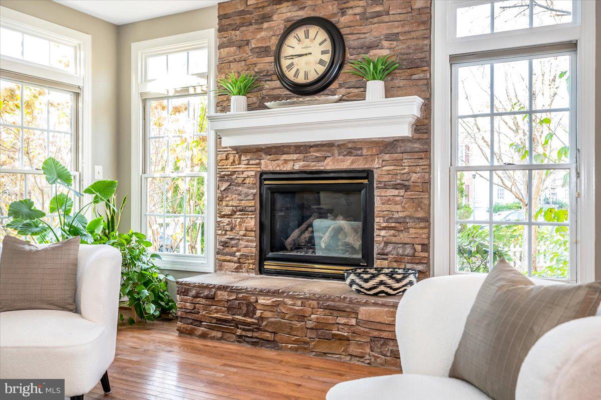 1235 Main Street Gaithersburg, MD 20878 - Photo 15 of 76 Stone fireplace