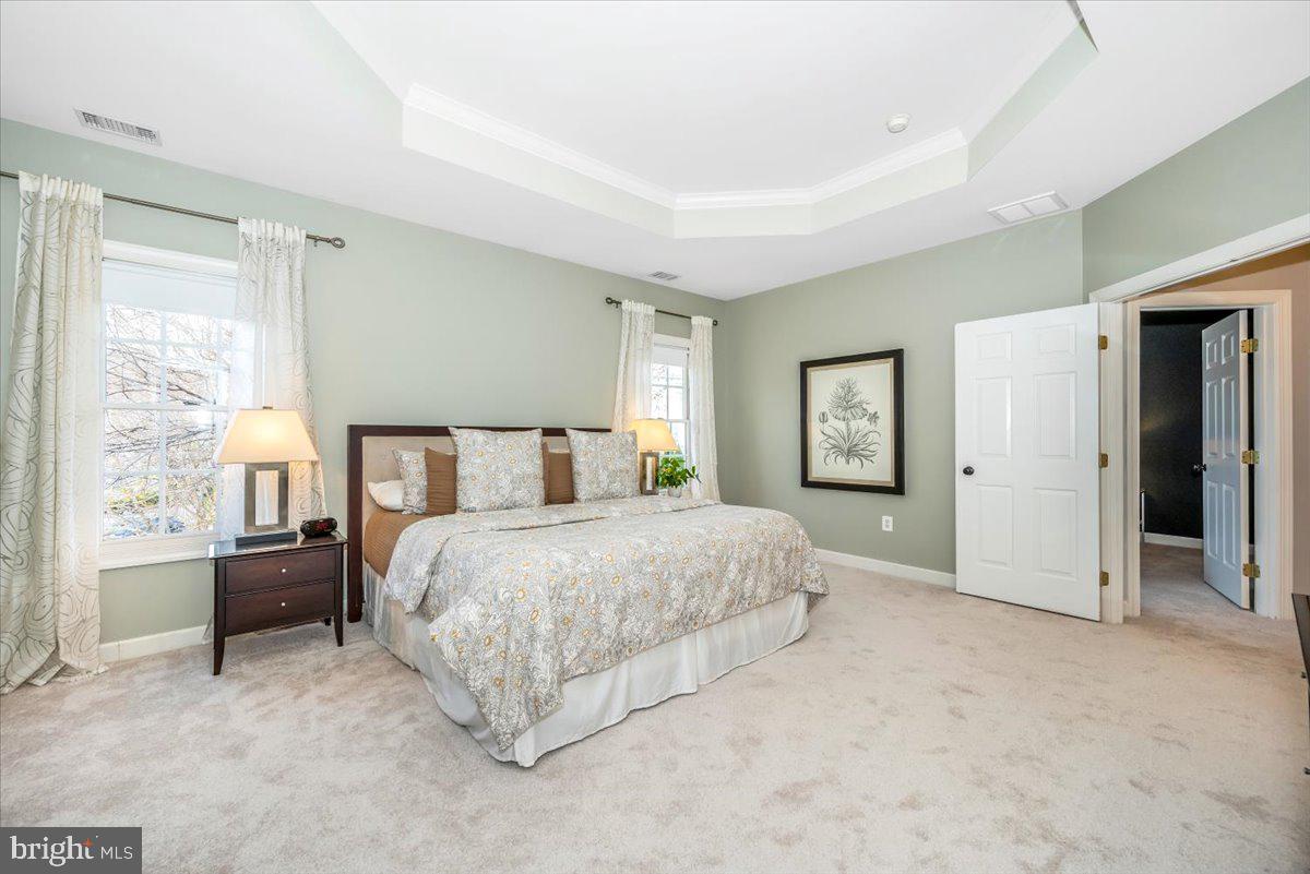 1235 Main Street Gaithersburg, MD 20878 - Photo 39 of 76 Primary bedroom with tray ceiling